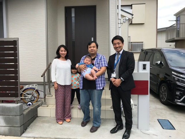 ★近所の方に撮影して頂きました★