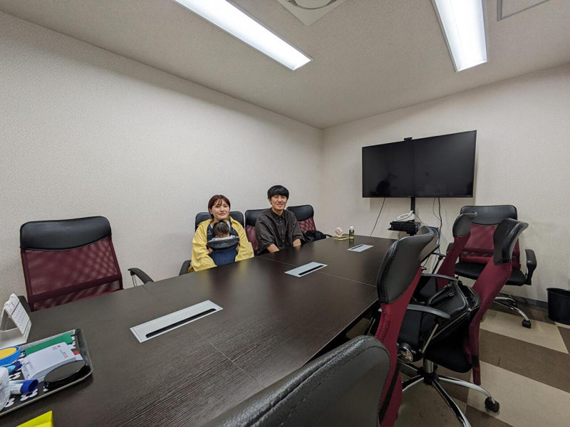 ２回目のシャッターチャンスもお子様は気持ちよく眠ってらっしゃいました
