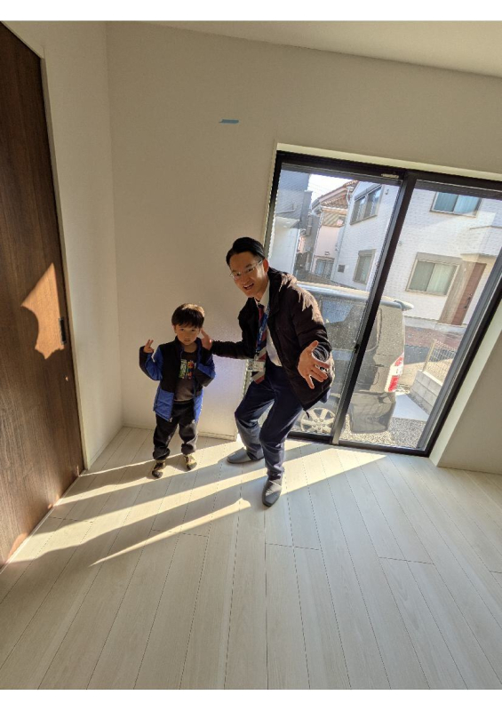 可愛いお子様と新居にて素敵なファミリーを築いて下さい！またお会いするのが楽しみです！