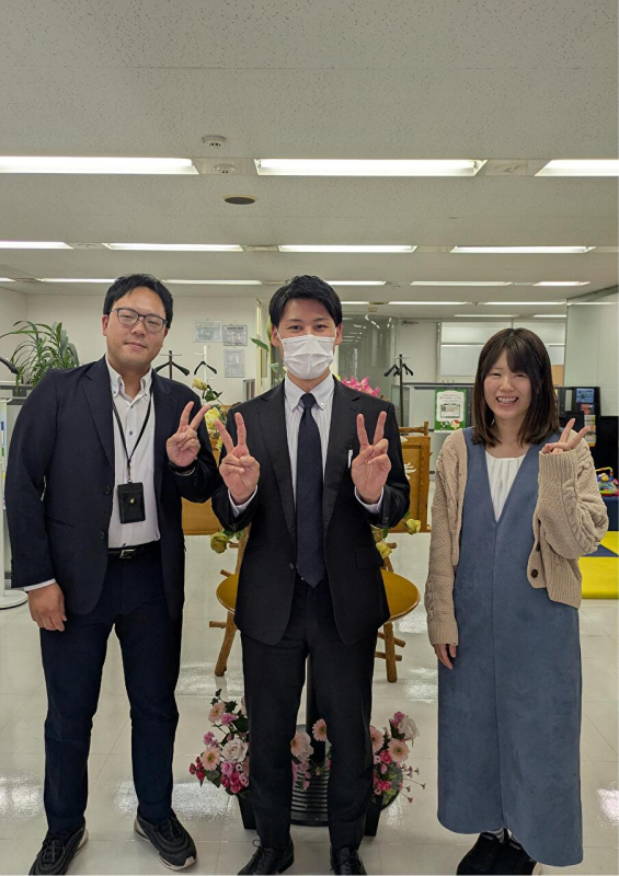 真ん中頂きました！