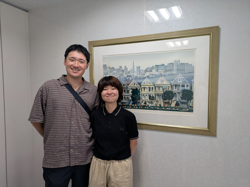 笑顔が素敵なお二人ですね、今後ともどうぞよろしくお願いいたします。