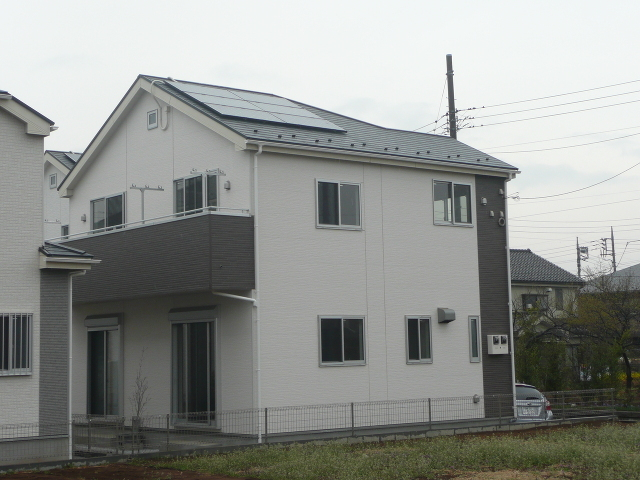 太陽光の住宅