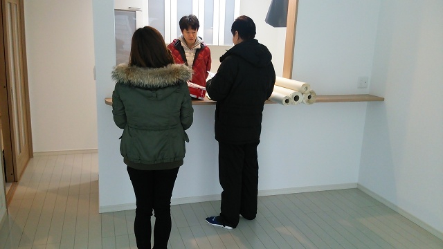 今日は建物の立ち会いの日でした♪