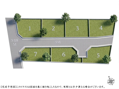 【府中市西府町 全7区画 建築条件付売地】のイメージ1