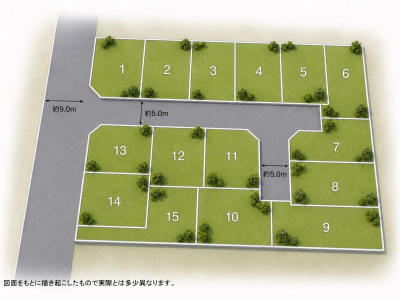 【小平市仲町 全15区画 建築条件付売地】のイメージ2