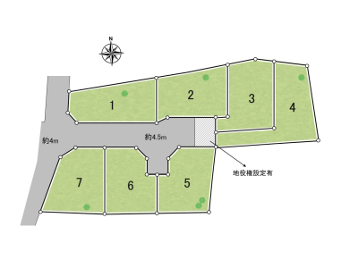 【沖縄市南桃原 全7区画 建築条件付売地】のイメージ2