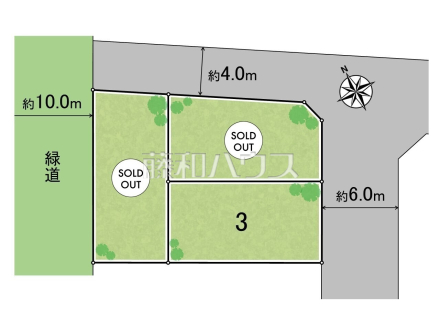 全体区画図　【東久留米市滝山５丁目】建築条件はございませんので、ライフスタイルに合わせた自由なマイホームづくりが可能です