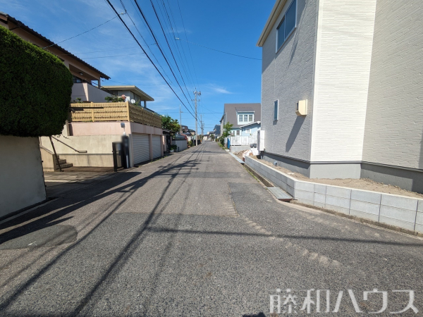 接道状況および現場風景　【春日井市杁ケ島町】