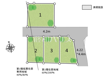 所沢市大字上安松　全4棟　新築分譲住宅物件画像