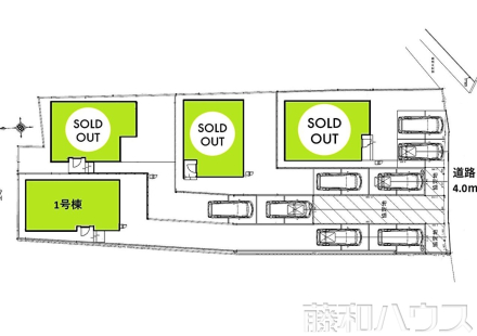 全体区画図 【春日井市坂下町2丁目】