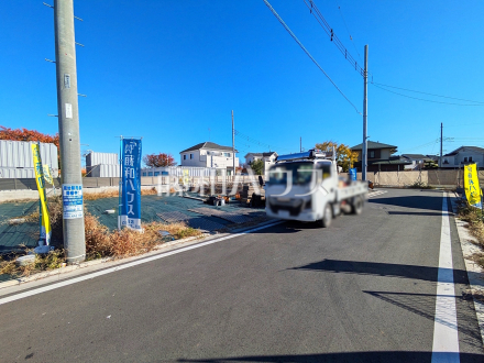 接道状況および現場風景 【日野市大字日野】/撮影日2025/11/22