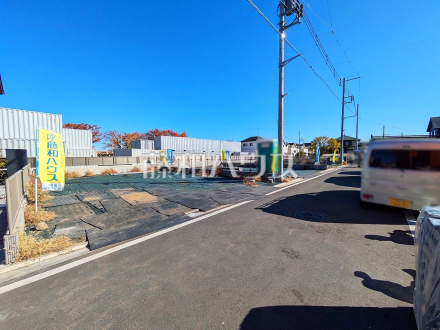 接道状況および現場風景 【日野市大字日野】/撮影日2025/11/22