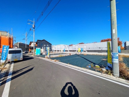 接道状況および現場風景 【日野市大字日野】/撮影日2025/11/22