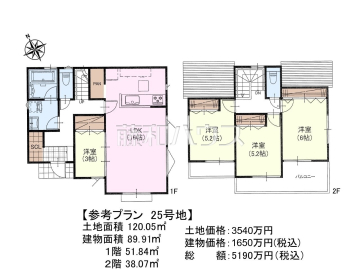 建物プラン例(間取図)