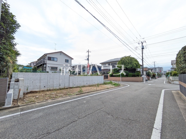 接道状況および現場風景 【八王子市めじろ台2丁目】 接道状況および現場風景 【八王子市めじろ台2丁目】