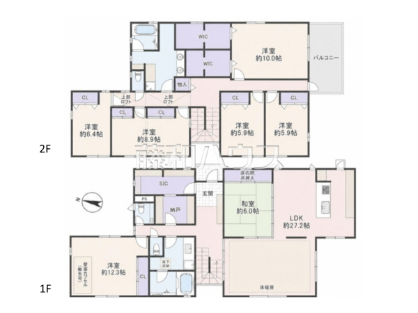 間取図 【練馬区大泉学園町6丁目】 間取図 【練馬区大泉学園町6丁目】