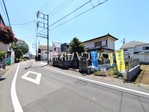 接道状況および現場風景 【日野市西平山5丁目】