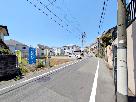 接道状況および現場風景 【日野市西平山5丁目】