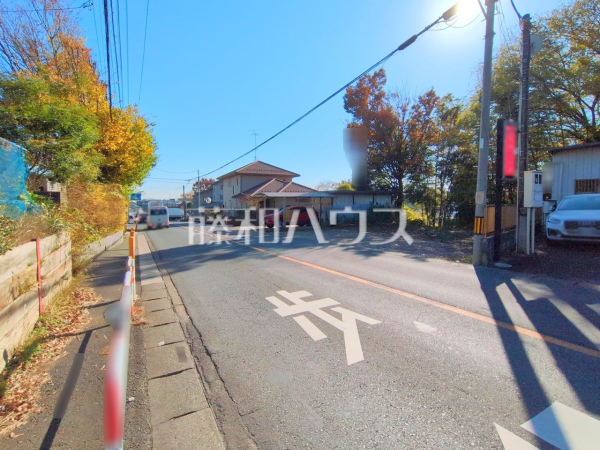 接道状況および現場風景 【富士見市大字水子】 接道状況および現場風景 【富士見市大字水子】
