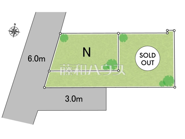 全体区画図 【武蔵野市八幡町3丁目】 全体区画図 【武蔵野市八幡町3丁目】