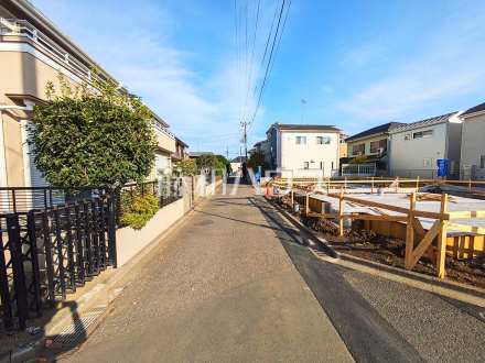接道状況および現場風景 【東久留米市本町4丁目】/撮影日2025/11/07