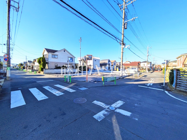 接道状況および現場風景 【武蔵村山市大南3丁目】 接道状況および現場風景 【武蔵村山市大南3丁目】