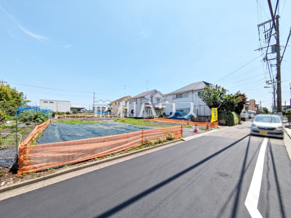 接道状況および現場風景 【調布市深大寺南町5丁目】 接道状況および現場風景 【調布市深大寺南町5丁目】