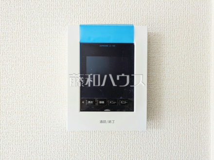 TVモニター付きインターホン 訪問者がひと目で分かります /撮影日2025/11/02