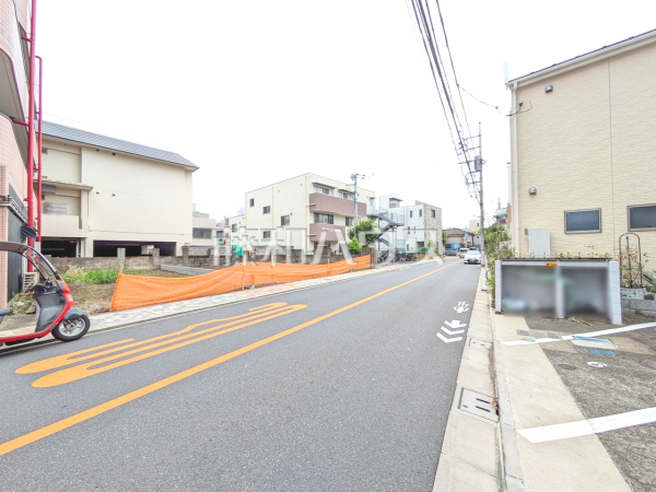 接道状況および現場風景 【国立市富士見台2丁目】 接道状況および現場風景 【国立市富士見台2丁目】