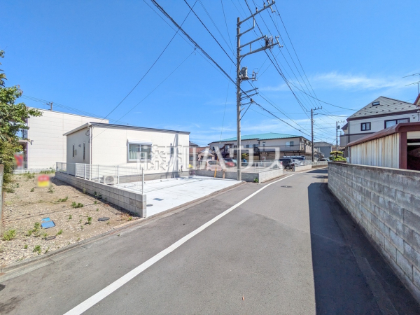 接道状況および現場風景 【武蔵村山市榎2丁目】 接道状況および現場風景 【武蔵村山市榎2丁目】