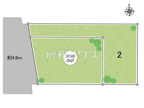全体区画図 【武蔵村山市榎2丁目】 全体区画図 【武蔵村山市榎2丁目】