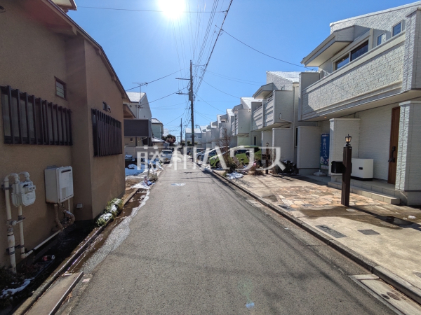 接道状況および現場風景 【杉並区下井草3丁目】 接道状況および現場風景 【杉並区下井草3丁目】