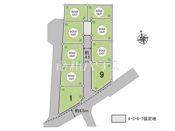 全体区画図 【八王子市川口町】 全体区画図 【八王子市川口町】