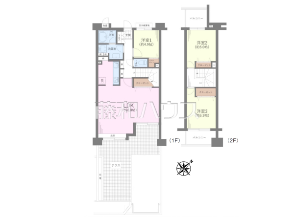 間取図 【ザ・ステイツ志木パークステージ】 間取図 【ザ・ステイツ志木パークステージ】