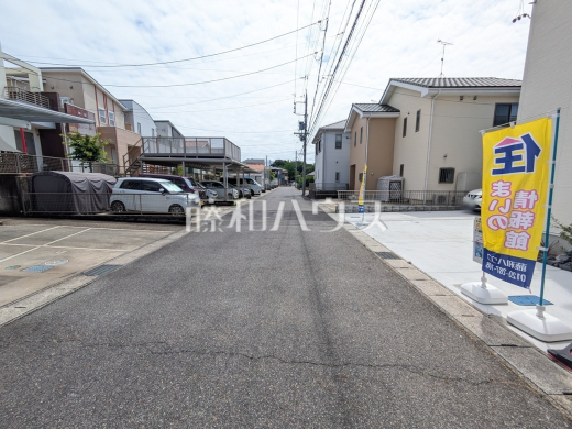 接道状況および現場風景 【春日井市気噴町5丁目】