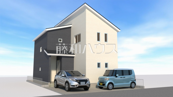 1号棟 完成予想図【春日井市気噴町 全2棟】 1号棟 完成予想図【春日井市気噴町 全2棟】