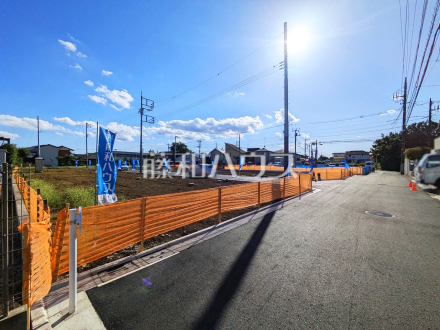 接道状況および現場風景 【三鷹市牟礼5丁目】/撮影日2025/10/17