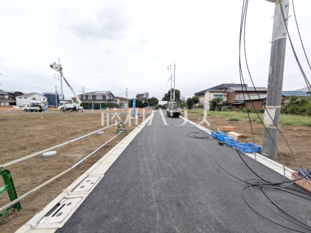 接道状況および現場風景 【三鷹市牟礼5丁目】/撮影日2025/10/09