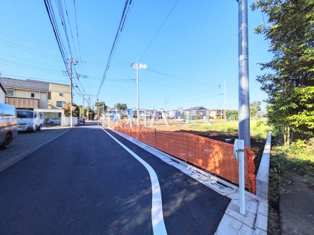 接道状況および現場風景 【三鷹市牟礼5丁目】/撮影日2025/10/17