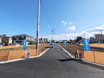 接道状況および現場風景 【三鷹市牟礼5丁目】/撮影日2025/10/17