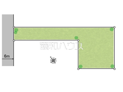 59号地 全体区画図 【新座市野火止3丁目】
