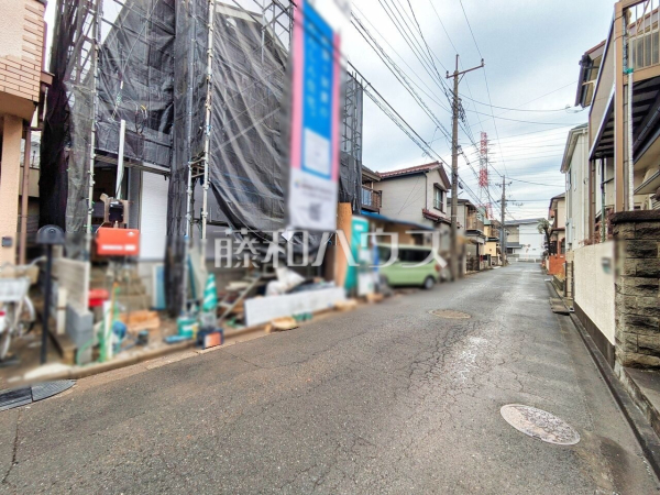 接道状況および現場風景 【新座市片山2丁目】 接道状況および現場風景 【新座市片山2丁目】