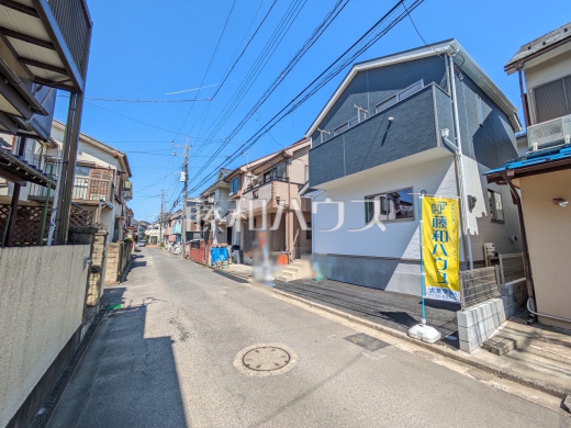 接道状況および現場風景 【新座市片山2丁目】