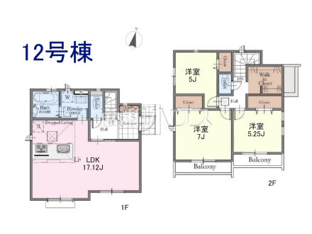 12号棟 間取図 【西東京市芝久保町3丁目】 平日のご案内も可能です。まずはお気軽にお問合せ下さいませ。
