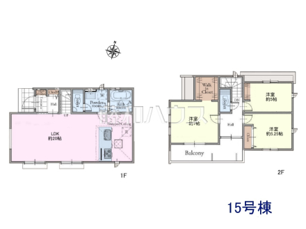 15号棟 間取図 【西東京市芝久保町3丁目】周辺環境はもちろん、日当たりや設備仕様など、実際に行ってみないと分からないことも多くございます。営業担当がご案内いたしますので、お気軽にお問い合わせください