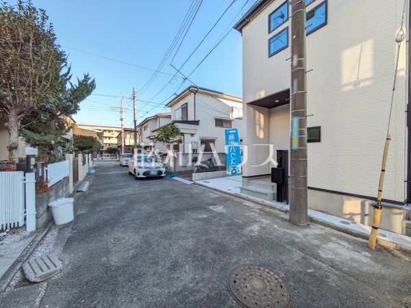 接道状況および現場風景 【小平市天神町1丁目】 接道状況および現場風景 【小平市天神町1丁目】