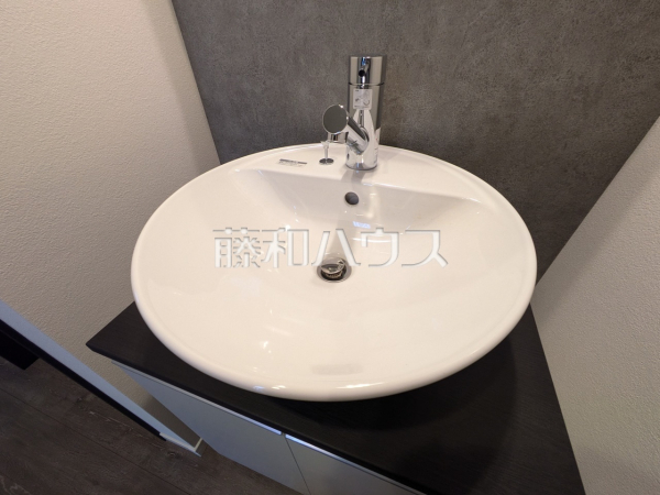 玄関の手洗い水栓ボウル 【清瀬市中里5丁目】 玄関の手洗い水栓ボウル 【清瀬市中里5丁目】