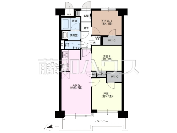 間取図 【ダイアパレス武蔵関】 間取図 【ダイアパレス武蔵関】