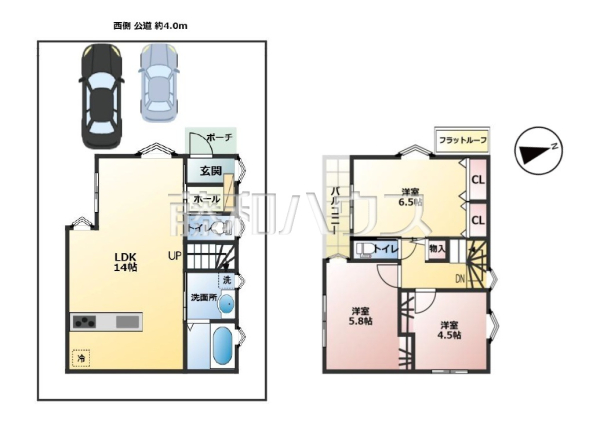 間取図【小平市小川東町】 間取図【小平市小川東町】