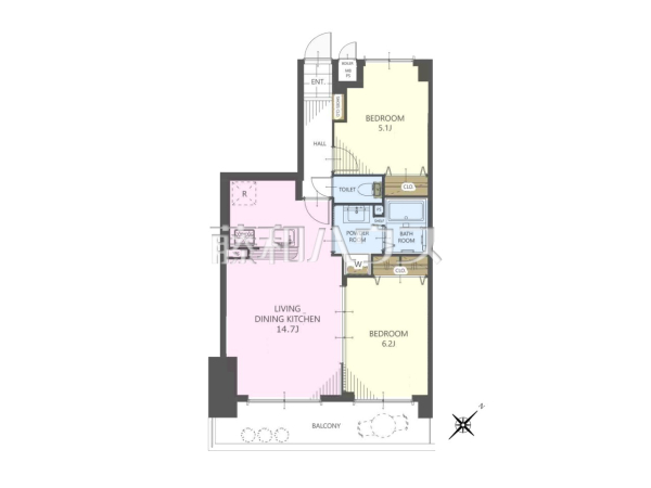 間取図 【ライオンズマンション新座第2】 間取図 【ライオンズマンション新座第2】